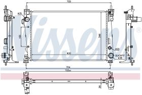 Nissens 60065 - RADIA ALFA ROMEO GIULIETTA 1.6 JTDM (10>)