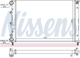 Nissens 60071 - RADIA ALFA ROMEO 147 1.6 16V T. SPARK (11/05>) NETO