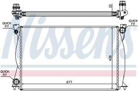 Nissens 60231A - RADIA AUDI A6 III 2.7TDI/3.0TDI MAN. (04>)