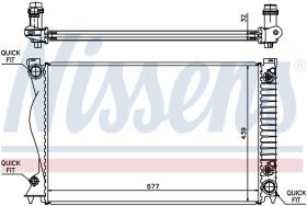 Nissens 60236A - RADIA AUDI A6 III 2.4I/2.8I/3.0I/3.2I TSI AUT. (04>)