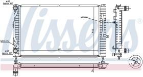 Nissens 60299 - RADIADOR VOLKSWAGEN PASSAT B5(3B2.3