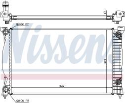 Nissens 60305A - RADIADOR AUDI A 4/S 4(B6.B7)(00-)2.