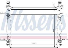 Nissens 60306A - RADIADOR AUDI A 4/S 4(B6.B7)(00-)3.