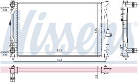 Nissens 60308A - RADIADOR VOLKSWAGEN PASSAT B5(3B2.3