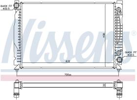 Nissens 60316 - RADIADOR AUDI A 6/S 6(C5)(97-)2.7 T