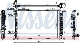 Nissens 60321 - RADIA AUDI A4 III 1.8FSI/2.0TDI (11/07>) A5 (07>) Q5 08> AUT