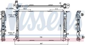 Nissens 60323 - RADIA AUDI A4 III 2.0FSI/2.0TDI (11/07>) Q5 (08>)