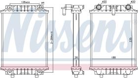 Nissens 60351 - RADIADOR AUDI A 4/S 4(B8)(07-)S4-3.