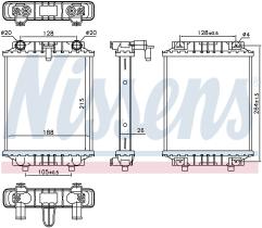 Nissens 60372 - RADIA VW GOLF VII/AUDI A3 S3/LEON CUPRA 2.0TSI AUX.