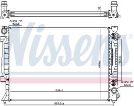 Nissens 60423A - RADIA AUDI A6 II 2.5TDI V6 AUT. (97>05) A6 ALLROAD