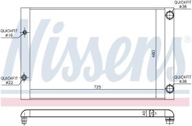 Nissens 60427 - RADIADOR AUDI A 8/S 8(4E)(03-)4.2 I