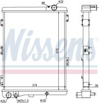 Nissens 604411 - RADIADOR AUDI 80/90(B2)(78-)2.0