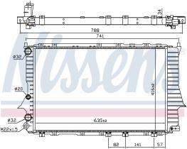 Nissens 60460 - RADIADOR AUDI 100(C4)(90-)1.6 I