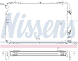 Nissens 60469A - RADIADOR AUDI 80/90(B4)(91-)2.6 I