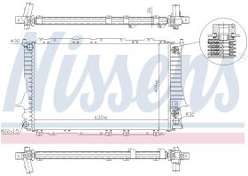 Nissens 60476 - RADIADOR AUDI 100(C4)(90-)2.6 I