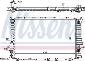 Nissens 60477 - RADIADOR AUDI 100(C4)(90-)2.3 I