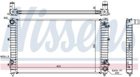 Nissens 60493A - RADIA AUDI A8 2.8I/4.2I (94>) M/A