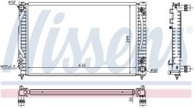 Nissens 60498 - RADIADOR VOLKSWAGEN PASSAT B5(3B2.3