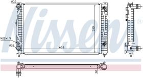 Nissens 60499 - RADIA AUDI A4 /VW PASSAT IV 1.6/1.8/1.9TDI (96>) AUT.