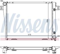 Nissens 60601A - RADIA BMW S5 E28 525/528/535I (81>87) S6 E24 628/635CSI