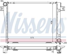 Nissens 60602A - RADIA BMW S5 E28 535I/ S6 635I E24