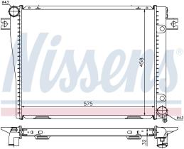 Nissens 60602A - RADIADOR BMW 5 E28(80-)M 535 I