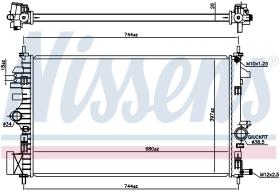 Nissens 606047 - RADIA OPEL INSIGNIA A 1.6 CDTI/2.0CDTI (11/14>3/17)