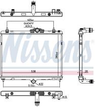 Nissens 606055 - RADIA  PEUGEOT 508 1.6 THP/1.6 HDI (10-)