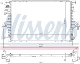 Nissens 606088 - RADIA VW TRANSPORTER T6/MULTIVAN 2.0 TDI (4/15>)