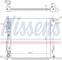 Nissens 606099 - RADIADOR HYUNDAI TUCSON(TL)(15-)2.0