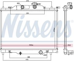 Nissens 606110 - RADIADOR MAZDA 2 III(DL)4 DOORS(15-