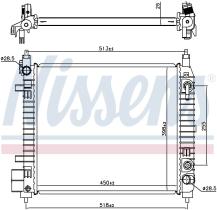 Nissens 606129 - RADIADOR NISSAN ALMERA(N17)(12-)1.5