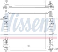 Nissens 606139 - RADIADOR NISSAN NOTE(E12)(13-)1.5 D