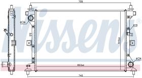 Nissens 606148 - RADIADOR SUZUKI SX4 S-CROSS(13-)1.6