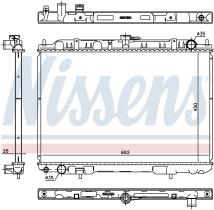 Nissens 606160 - RADIA NISSAN X-TRAIL T30 2.2 DCI (10/05>01/07)