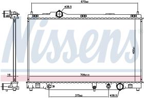 Nissens 606167 - RADIADOR LEXUS GS III(GRS190.URS190