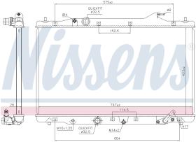 Nissens 606216 - RADIA HONDA CRV III 2.2 CTID (10/06>)