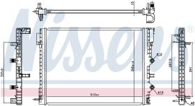 Nissens 606217 - RADIADOR SMART FORFOUR(W453)(14-)0.