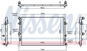 Nissens 606218 - RADIA AUDI A3/LEON/OCTAVIA III/GOLF VI TFSI