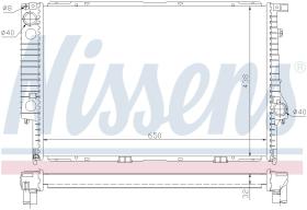 Nissens 60622A - RADIADOR BMW 8 E31(90-)840 CI