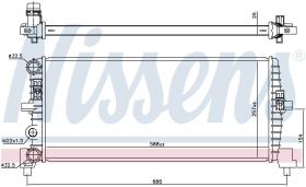 Nissens 606239 - RADIADOR VOLKSWAGEN UP(11-)1.0 TSI