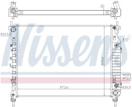 Nissens 606256 - RADIA OPEL ANTARA/CAPTIVA 2.2 CDTI (5/06) AUT.