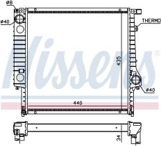 Nissens 60635A - RADIADOR BMW 3 E30(82-)325 I