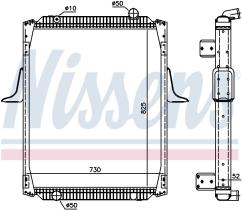 Nissens 606437 - RADIADOR RVI-RENAULT TRUCKS KERAX (