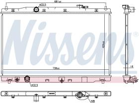 Nissens 606444 - RADIADOR HONDA CR-V(RM)(12-)2.0 I 1