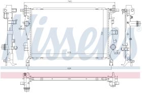 Nissens 606445 - RADIA FIAT 500X/JEEP RENEGADE 2.0 MULTIJET (14-)