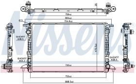 Nissens 606462 - RADIA AUDI A4/A5/Q5/A6/A7 (15>)