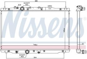 Nissens 606522 - RADIA HONDA CRV III 2.2 I-DTEC (08-)