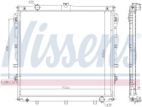 Nissens 606523 - RADIADOR TOYOTA SEQUOIA II(07-)4.6