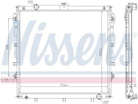 Nissens 606523 - RADIADOR TOYOTA SEQUOIA II(07-)4.6